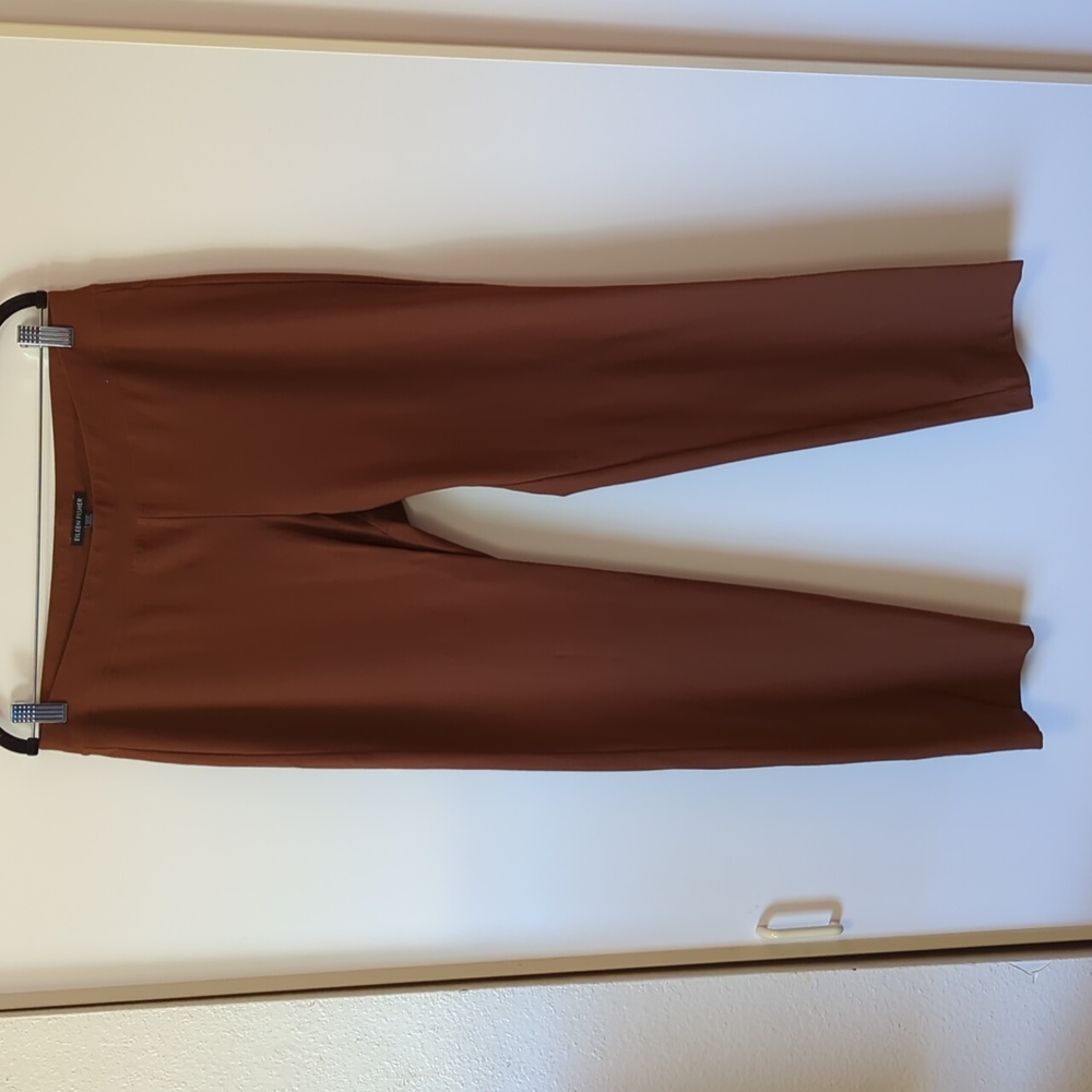 Eileen Fisher Brown Trouser Pants - Size Medium